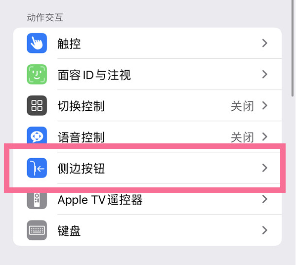 双峰苹果14维修店分享iPhone14 Plus侧键双击下载功能关闭方法 